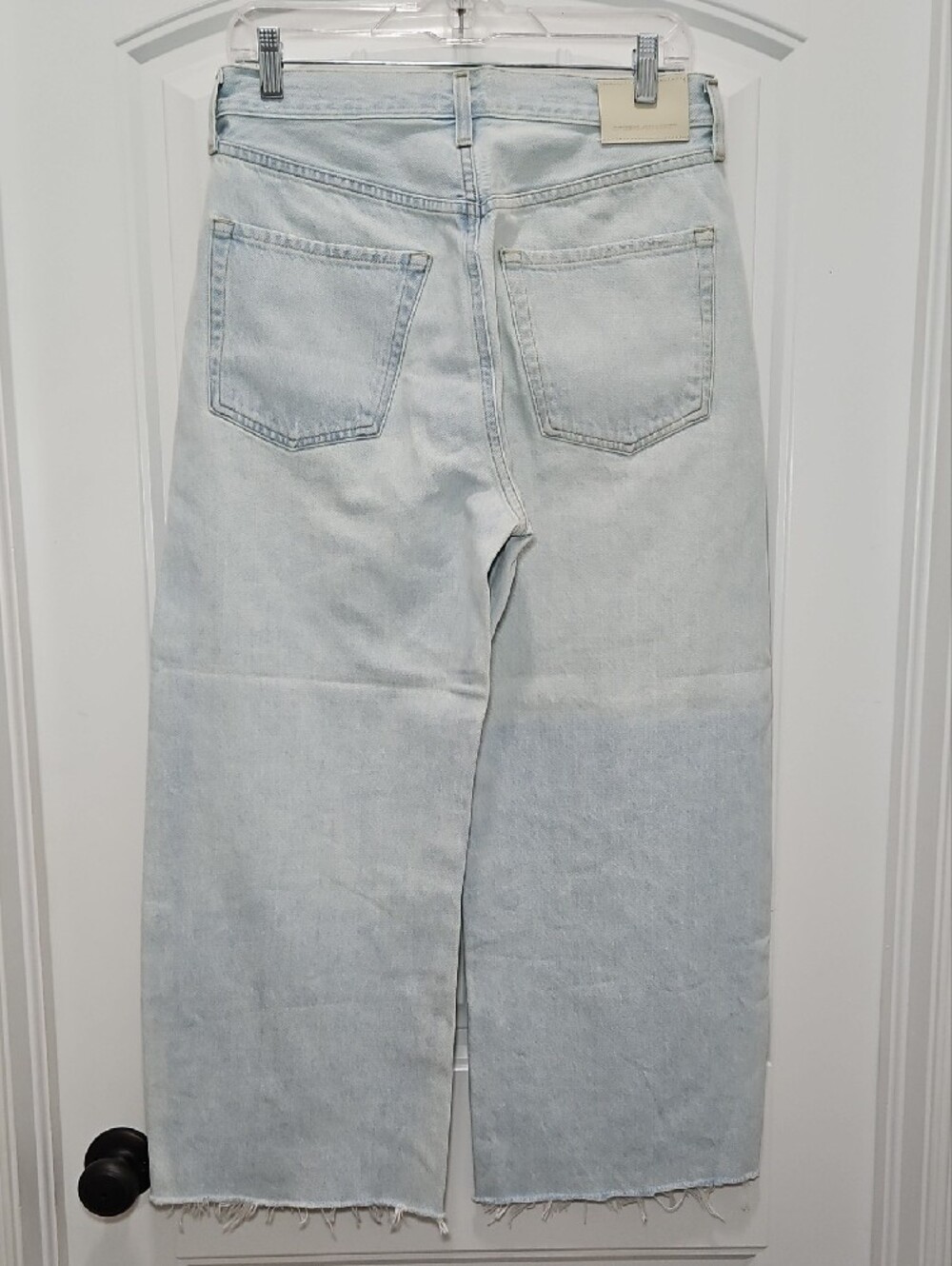 Citizens Of Humanity AYLA Wide Leg Jean Size 27 New Raw Hem Crop - Picture 7 of 15